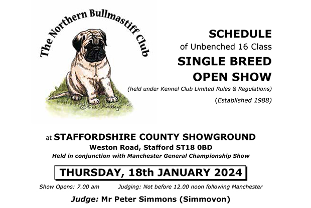 Northern Bullmastiff Club Championship Show 2023